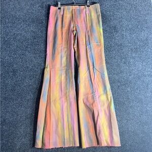 1970s Ang-Alee-Vee Miami Tie-Dye Bell Bottom Pants